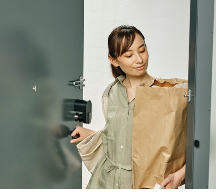 ハンズフリー解錠